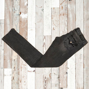 GUESS Grey Semi-Distressed Skinny Jeans SZ 26